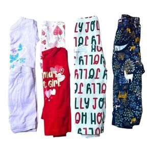 Pajama Bundle of‎ Carter’s, Gap, and Max Studio 24 months to 2T-Girl